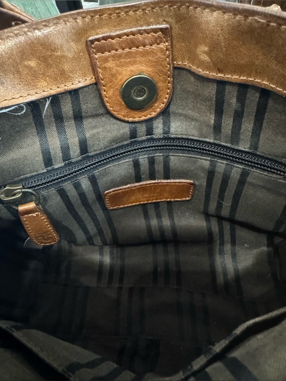 Frye Melissa Small Brown Leather Crossbody Satchel - Picture 8 of 8